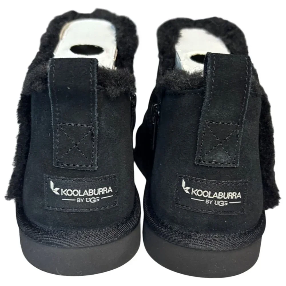 Koolaburra by UGG Kids Koola Ultra Mini Boot Black Suede Girls Size 4 Women's 6